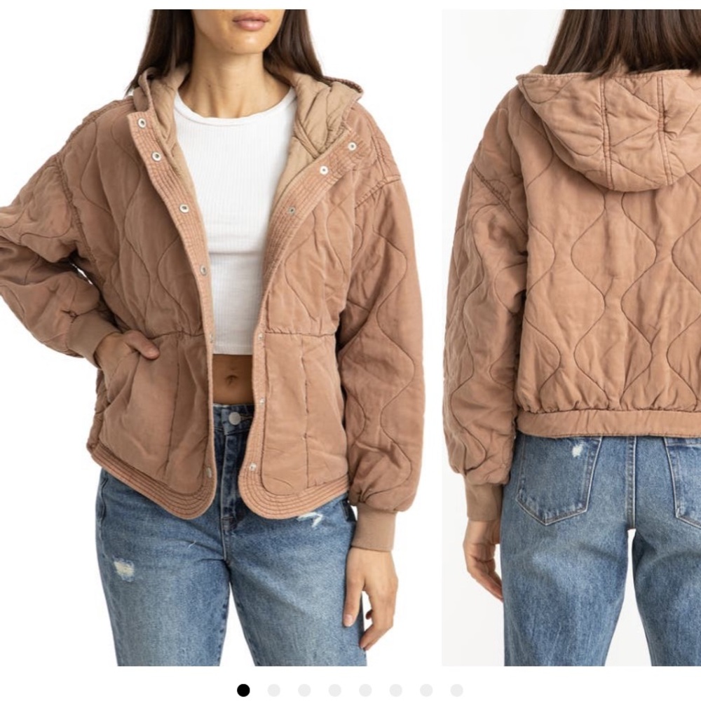 BLANKNYC quilted hooded jacket